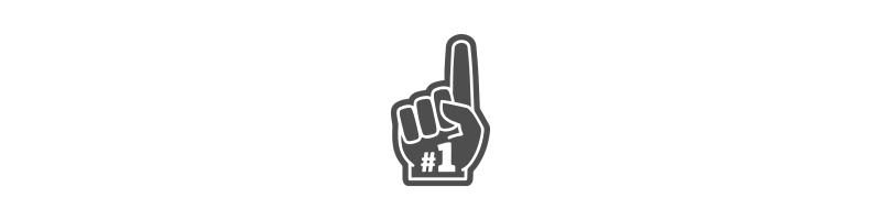 Number 1 Finger Icon